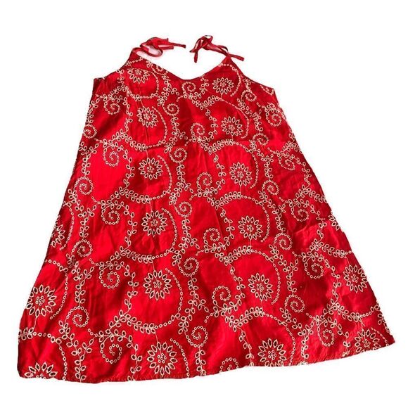 American Eagle Embroidered Tank, Red, Size XS - Picture 2 of 8